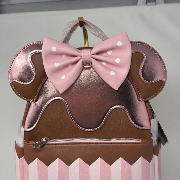 Disney Loungefly Minnie Mouse Cupcake Mini Backpack Wallet 2 Piece Set main image 7